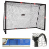 Futbalová bránka 3x2m prenosná Hudora Pro Tect 300x200 + sieť + kolky (Futbalová bránka Hudora Pro Tect 300x200cm 3x2m)