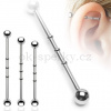 Piercing do ucha z chirurgické oceli BSP4 (Piercing do ucha BSP4)