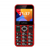 myPhone HALO HALO 3 červený TELMYSHALO3RE - Mobilný telefón Senior s nabíjacím stojanom