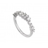 Guess Strieborný prsteň so zirkónmi Jardin JSBR04486JWRH