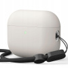 Puzdro Case na Apple AirPods Pro 3 Elago Hybrid Strap s vodítkom - béžové