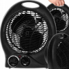 Teplovzdušný ventilátor Memfis IZBOVÝ TEPLOVZDUŠNÝ VENTILÁTOR ČIERNY REGULÁCIA TEPLOTY 2000 W