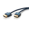 Kábel HDMI M/M 2m, Ultra High Speed+Eth, 4K@60Hz, HDMI 2.0, 18G, G pozl. kon., Modrý, Slim, C