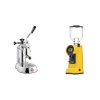 La Pavoni Stradivari Lusso + Eureka Helios 65, yellow
