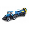 Bburago Farm tractor New Holland T7.315 with Cultivator