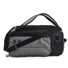 Under Armour Contain Duo SM Duffle - Castlerock Medium Heather/Black/White 40 L