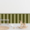 PIPPER. Textilná samolepiaca tapeta - Obdĺžnik - Khaki farba Farba: Kombinácia, Veľkosť: 80 cm