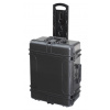 Megaline Odolný vodotesný kufor TS 620/25 RST, s penou, trolley, čierny