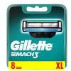 Gillette Mach3 náhradná hlavica 8 ks