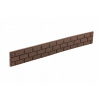 Záhradný obrubník palisáda Bricks 15 cm hnedý