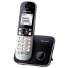 Panasonic KX-TG6811GB - telefón DECT - 120 záznamov - identifikácia volajúceho - čierny