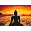 Vymalujsisam.sk Maľovanie podľa čísiel - Relax, joga, Buddha Veľkosť: 40x60cm, Rám: Bez rámu, iba zrolované plátno