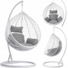 Závesné hojdacie kreslo - Závesné záhradné kreslo Havana White + J. SZ (Závesné záhradné kreslo Havana White + J. SZ)