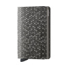 Kožené puzdro na karty SECRID Slimwallet Hexagon Grey šedé