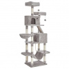 Škrabadlo pre mačky ACADEMIA svetlosivá