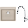 Set Franke G254SA (dřez MRG 610-52 RTL Sahara + baterie FS 3229.031 LINA NEW Chrom) 114.0700.704