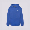 Nike S Kapucňou K Nsw Club Flc Hdy Lbr Boy Modrá EUR 158-170