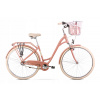 Mestsky bicykel - Mestský bicykel Romet Art Deco Eco 28/ 20 palcový ružový (Romet Art Deco Eco 28/20 Cares Pink City Bike)