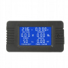 Voltmeter 100 A, veľký LCD displej, merač výkonu