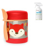 SKIP HOP Zoo Termoska na jedlo s lyžičko/vidličkou Líška 325 ml, 3+ + AQUAINT 500 ml