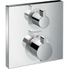 HANSGROHE Ecostat Square termostat pod omietku pre 2 spotrebiče, s uzatváracím a prepínacím ventilom, chróm, 15714000