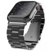 Remienok SWISSTEN kovový řemínek pro Apple Watch 42-44 mm černá 46000311