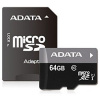 ADATA Premier microSDXC 64GB UHS-1 Class 10 + adaptér (AUSDX64GUICL10-RA1) Pamäťová karta