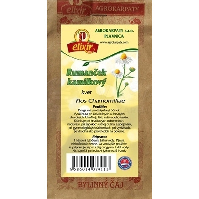 Agrokarpaty rumanček kamilkový bylinný čaj 1 x 40 g