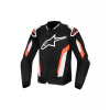Bunda T-GP AIR, ALPINESTARS (čierna/červená fluo) 2026 L
