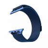 Apple iWatch náramok na Apple hodinky - Milánska oceľ - modrý - 38 mm