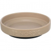 BE NORDIC keramická miska plytká, 0.3l / 16 cm, sivohnedá