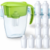 Filtračná Kanvica Aquaphor Real 2,9L Limetková + 10 Filtračných Vložiek B15