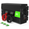 Green Cell Power Inverter menič napätia z 24V na 230V, 1000W/2000W, čistá sínusoida INV18