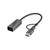 Adaptér YENKEE YTC 013 USB C - RJ45