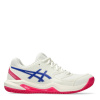 Asics Gel-Dedicate 8 Clay Tennis Shoes Womens Crm/Dk Cobalt 6 (39.5)