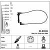 Zapalovací kabely NGK BMW 3 serie 318i 1.8 (03.88-10.89) RC-BW225 569 (sada)