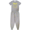 Pyžamo Nirvana - Yellow Smile, Unisex,Šedá,M
