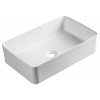 AQUALINE Keramické umývadlo na dosku 54x33cm, biela