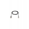 Digitus USB-C - HDMI kabelový adaptér, 1,8 m 4K/30 Hz, černý, kovový kryt (DA-70821)