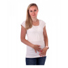 Jožánek Tričko na dojčenie Klaudia, krátký rukáv, smotanové L/XL