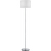 401100101 Trio Hotel, stojací lampa z bílého textilu, 1x60W E27, výška 160cm