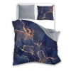 FARO Obliečky bavlnený satén Minerál Blue Bavlna - Satén, 140/200, 70/90 cm