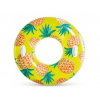 Nafukovací kruh INTEX 56261 TROPICAL FRUIT 107 cm, žlutá