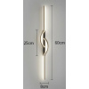 APT ZD143B NÁSTENNÁ LAMPA NÁSTENNÁ LAMPA 60CM LED TEPLÁ BIELA