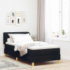 zahrada-XL Posteľ s pružinami a matracom krémová 90x200 cm Čierna 3340138