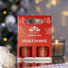 Včelařství Domovina Orechová nádielka darčekové balenie Uško 2x230 g orechy v mede Design: Vánoce