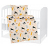 Bellatex bavlna obliečky do postieľky Agáta Mačičky béžová 90 x 135 cm 45 x 60 cm
