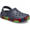 Crocs Detské topánky Dreváky Klapky Off Court Glow Band 209716 Clog 22-23