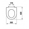 Jika Lyra plus - WC sedadlo s poklopom, biela H8903840000631
