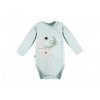 Eevi Body rozopínacie s dlhým rukávom MELLOW mätové - 50